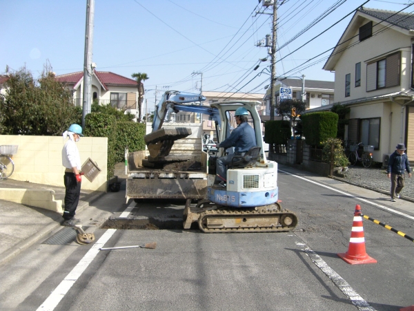 道路掘削